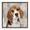 Stupell Industries Pet Beagle Patiently Waiting Framed Giclee Art